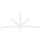 Ekena Millwork Alberta Architectural Grade PVC Gable Bracket, 108"W x 45"H x 2"D x 4"F, 10/12 Pitch GBP108X45X0204ALB00 - alternate 3